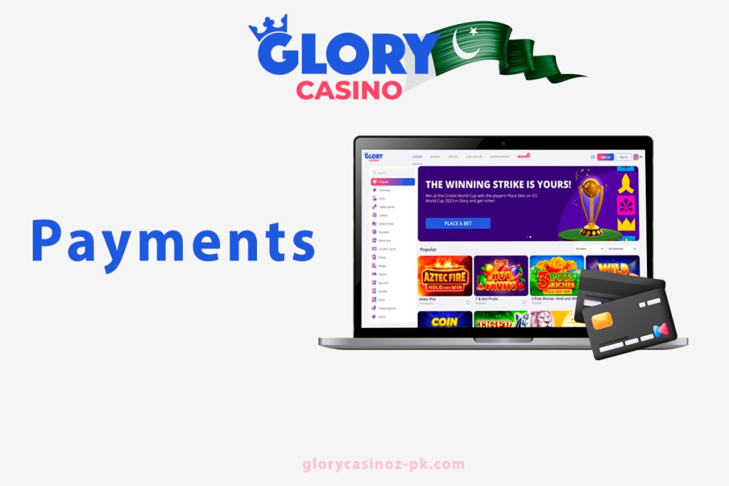 Glory Casino Payments in PK